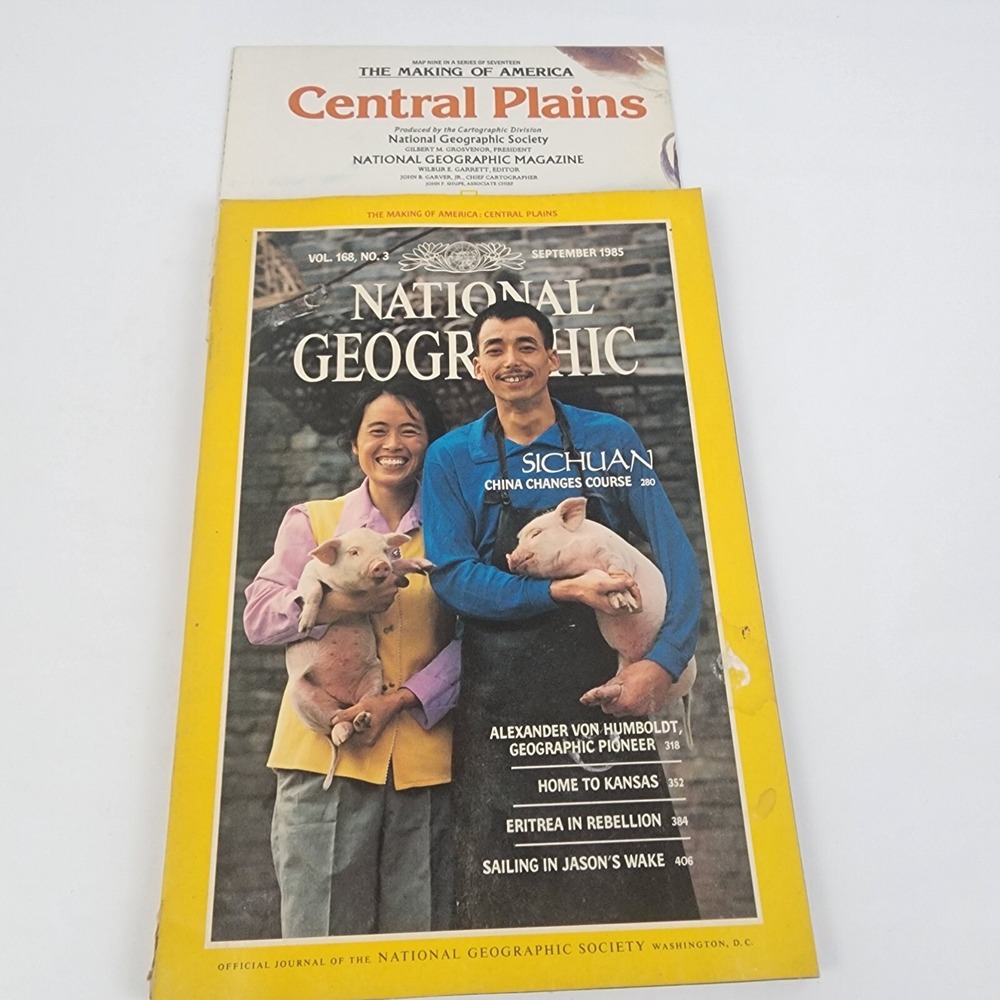 National Geographic Magazine September 1985 With Insert